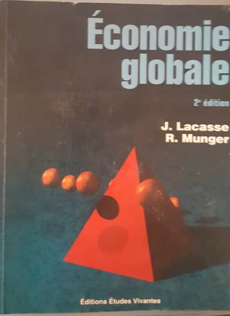 ECONOMIE GLOBALE  DEUXIEME EDITION